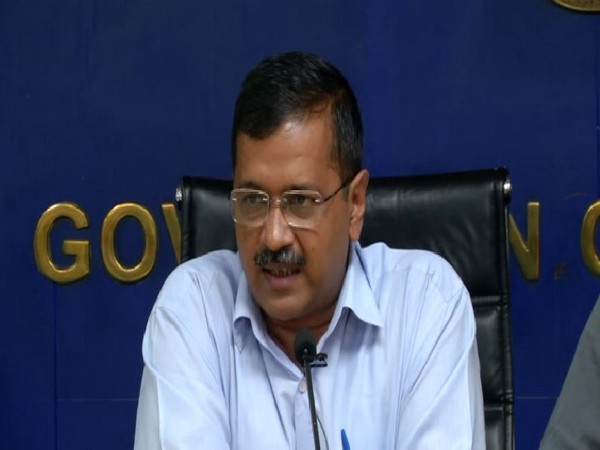 Delhi CM Arvind Kejriwal addressing a press conference on Thursday. Photo/ANI