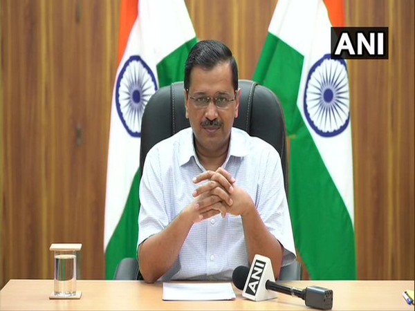 Delhi Chief Minister Arvind Kejriwal addressing press conference on Friday. Photo/ANI