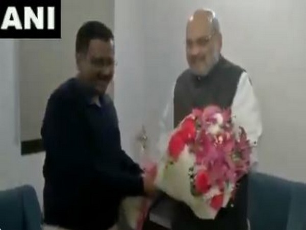 Arvind Kejriwal meets Amit Shah