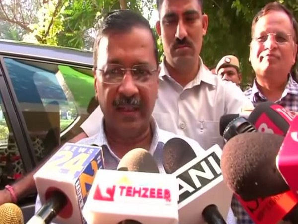 Delhi Chief Minister Arvind Kejriwal speaking to ANI in New Delhi on Monday. (Photo/ANI)