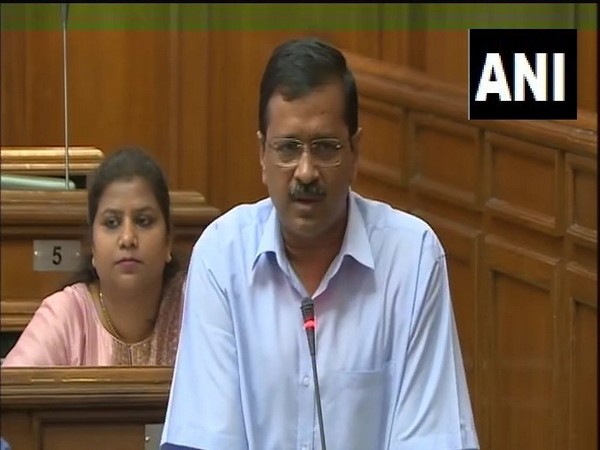 Delhi Chief Minister Arvind Kejriwal speaking in the Legislative Assembly on Thursday.