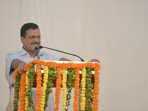 Delhi Chief Minister Arvind Kejriwal speaking at a function after inaugurating 100 mohalla clinics in New Delhi on Saturday. (Photo Credits: Arvind Kejriwal Twitter)