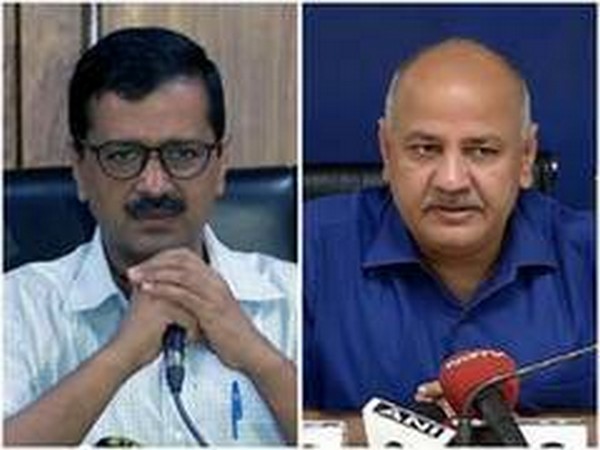 Delhi Chief Minister Arvind Kejriwal and Education Minister Manish Sisodia. (File photo)