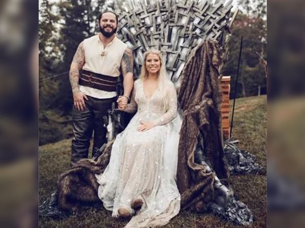 Michael Hayes with his partner