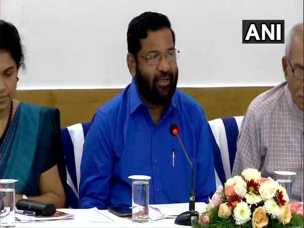 Kerala Tourism Minister K Surendran speaking at a press conference on Friday. Photo/ANI
