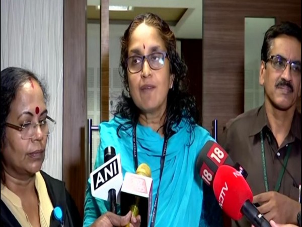 Dr Indu PS speaking with reporters in Thiruvananthapuram on Saturday. Photo/ANI