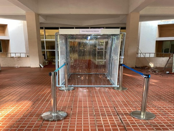 Disinfection Gateway designed by SCIMST, Kerala [Photo/ANI]