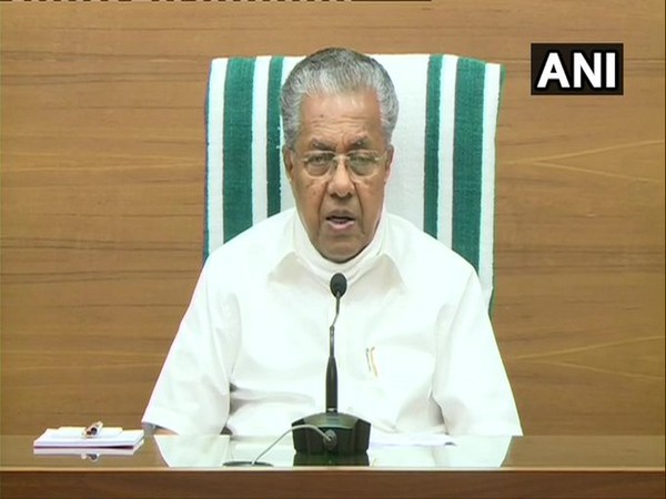 Chief Minister Pinarayi Vijayan speaking during press conference in Kerala on Thursday. PhotoANI