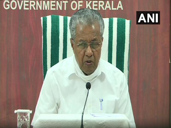 Kerala Chief Minister Pinarayi Vijayan during a press conference on Monday.