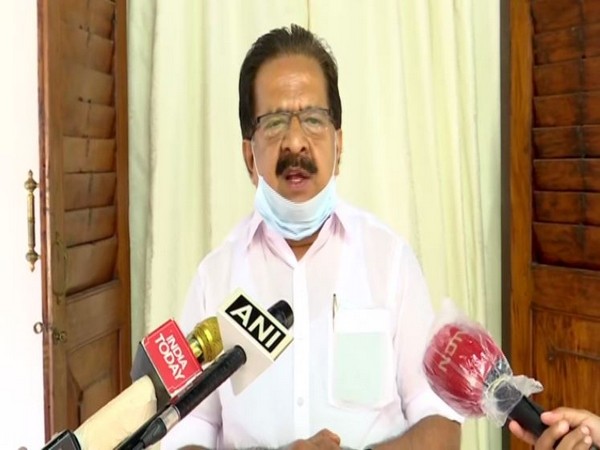 Kerala Opposition Leader Ramesh Chennithala speaking to media on Friday. (Photo/ANI)