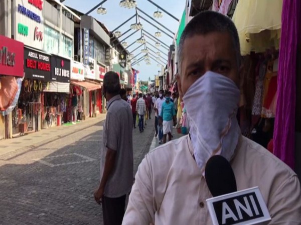 A shop owner speaking to ANI about business, ahead of Eid-ul-Fitr
