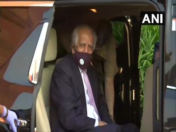 US Special Representative for Afghanistan Reconciliation leaves from Ministry of External Affairs.