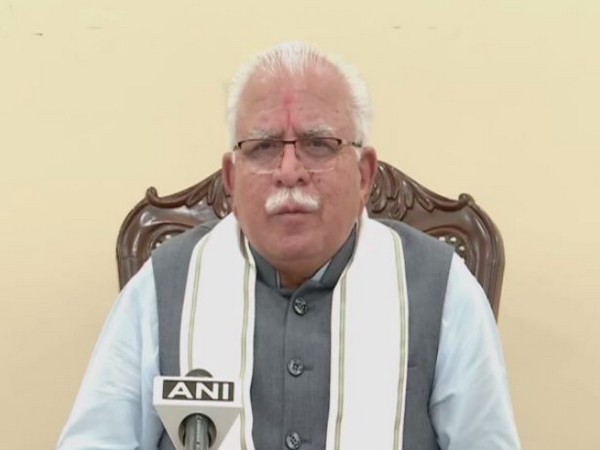  Haryana Chief Minister Manohar Lal Khattar during the Raksha Sutra programme on Sunday ahead of Raksha Bandhan. 
