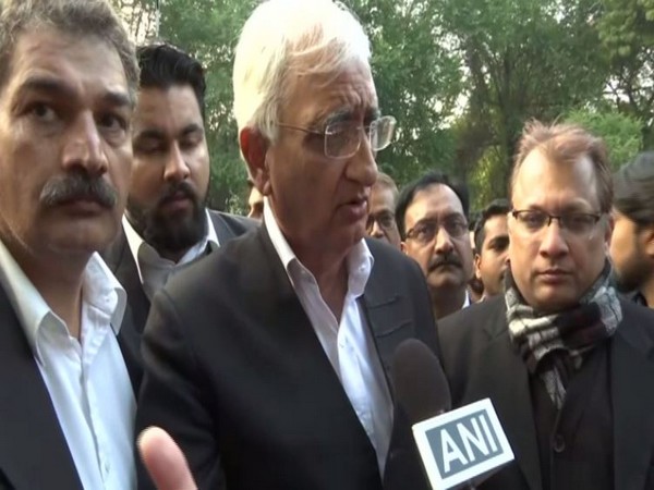 Congress leaer Salman Khurshid speaking to ANI in New Delhi on Tuesday