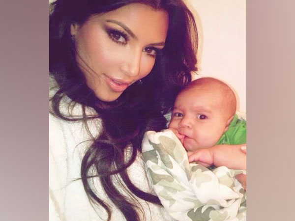Kim Kardashian with her nephew (Image Courtesy: Instagram)