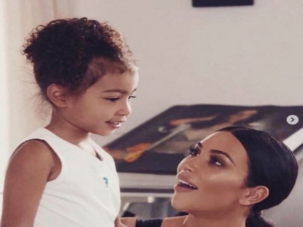 Kim Kardashian with daughter North