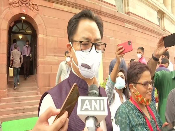 Union Minister Kiren Rijiju. (Photo/ANI)