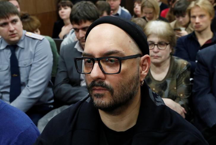 Russian film and theatre director Kirill Serebrennikov, who was accused of embezzling state funds, sits before a court hearing in Moscow, Russia November 7, 2018. (File photo)