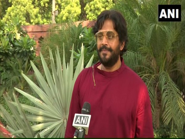 BJP MP Ravi Kishan speaking with ANI on Saturday.