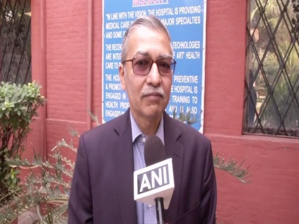 Dr Kishore Singh, Medical Director, LNJP Hospital, speaking to ANI on Sunday