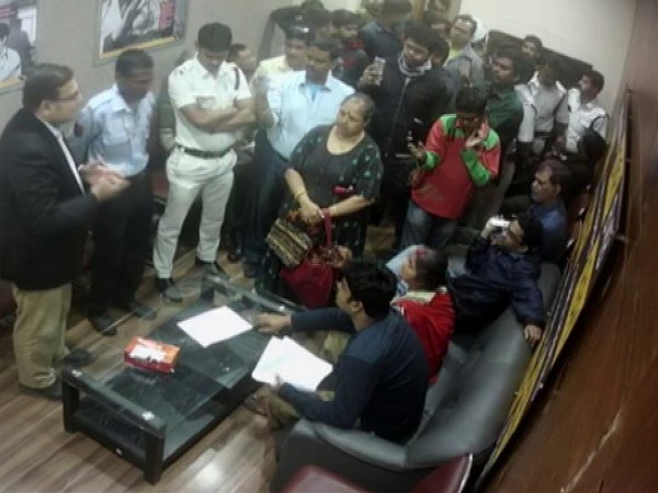 CCTV footage of CMRI hospital in Kolkata on Thursday. Photo/ANI