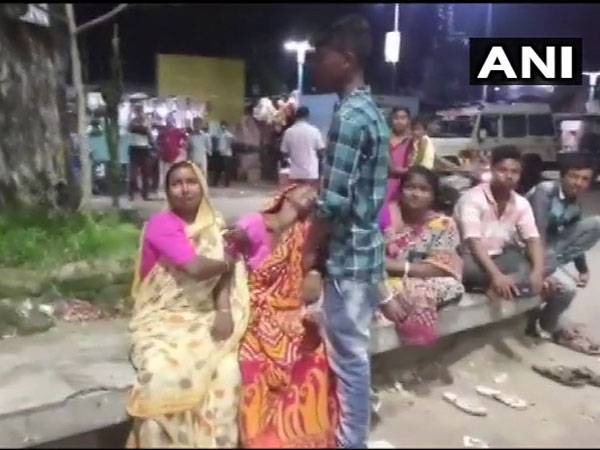Relatives mourning the killing of TMC worker Ajijar Rahaman in Cooch Behar, West Bengal