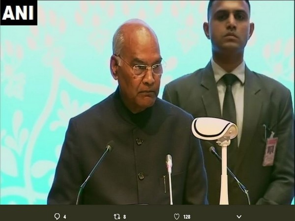 President Ram Nath Kovind speaking at a conference in New Delhi on Sunday