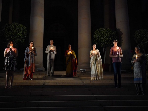 President Kovind expressed his gratitude towards every Indian for showing resolve and resilience in the fight against COVID-19. Photo/ANI