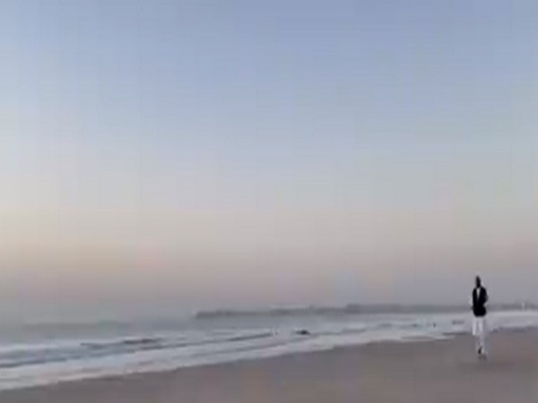 President Ram Nath Kovind Jogged on the pristine Ghoghla beach in Diu this morning.
