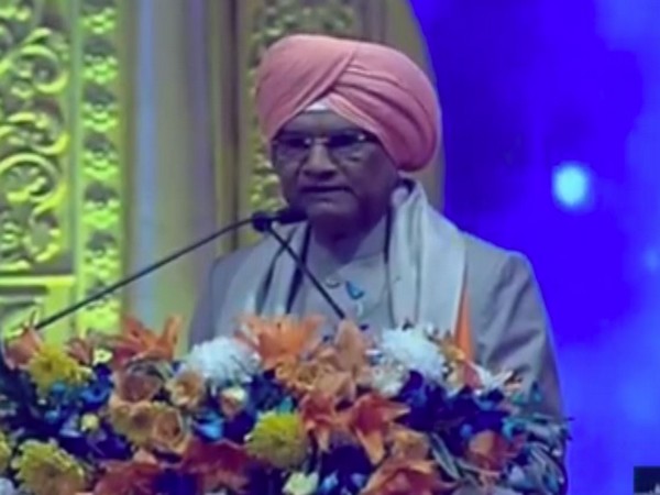 President Ram Nath Kovind attending 550th birth anniversary celebrations of Guru Nanak Dev at Sultanpur Lodhi, Punjab on Tuesday. (Photo Credits: Rashtrapati Bhavan Twitter)