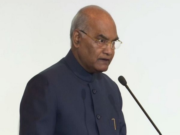 President Ram Nath Kovind addressing the University of Bern on Thursday. (Photo/ANI)
