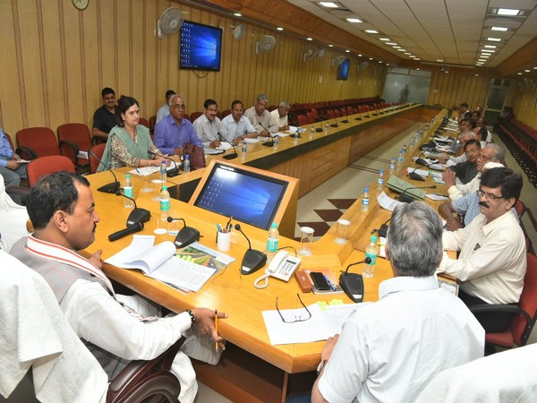 Visuals from the meeting. (Photo: Twitter@UPGovt)