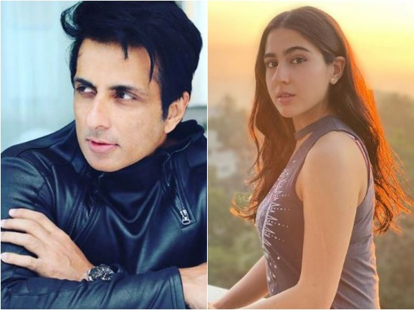 Sonu Sood and Sara Ali Khan (Image courtesy: Instagram)