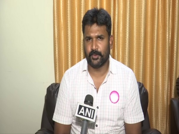 TRS spokesperson Krishank speaking to ANI on Thursday. Photo/ANI
