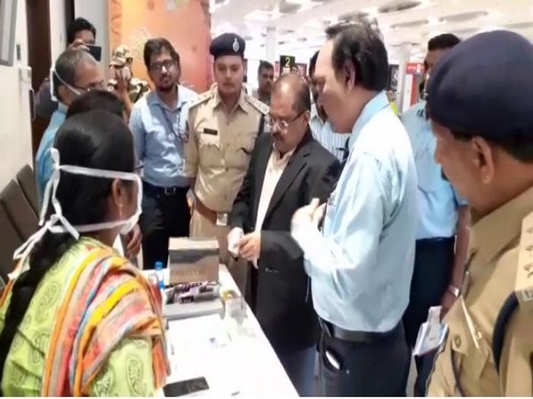 Krishna District Collector A. Md. Imtiyaz reviews preparedness at Gannavaram airport.