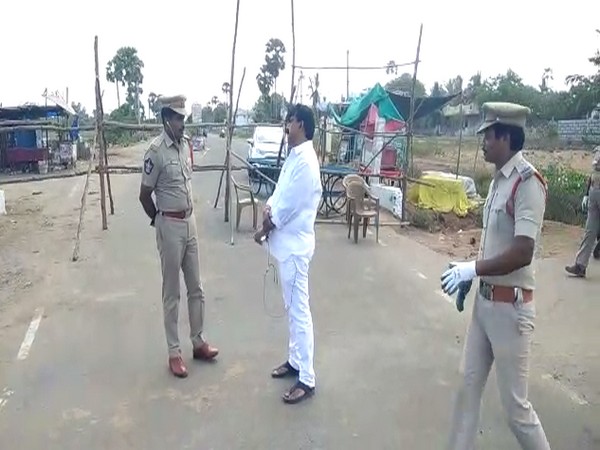 Andhra Pradesh transport minister Perni Venkatramaiah in Machilipatnam on Monday. Photo/ANI