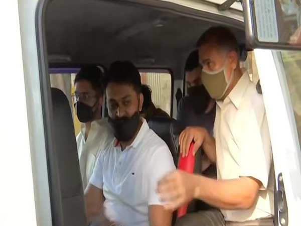 Kshitij Prasad, Agisilaos Demetriades being taken for medical test on Saturday. Photo/ANI