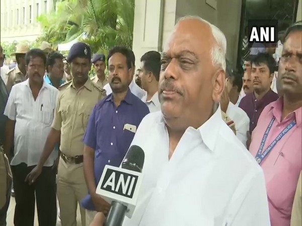 Karnataka Assembly Speaker KR Ramesh Kumar while speaking to ANI in Bengaluru on Wednesday. Photo/ANI