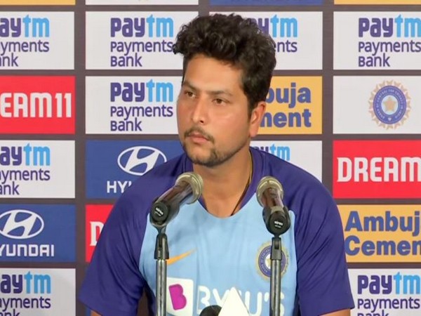 Indian spinner Kuldeep Yadav during a press conference here on Thursday. 