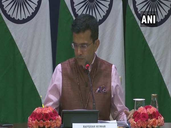 Spokesperson of the Ministry of External Affairs, Raveesh Kumar speaking to the media on Thursday  