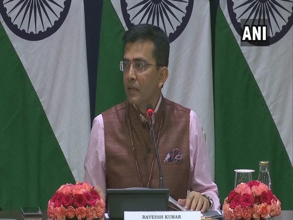 Spokesperson of the Ministry of External Affairs, Raveesh Kumar speaking to the media on Thursday