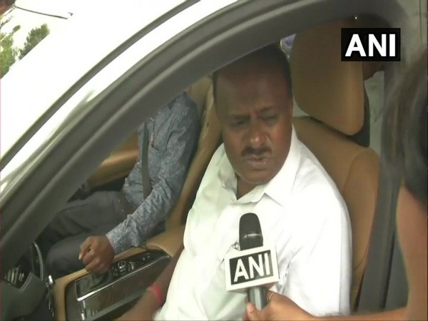 Karnataka Chief Minister HD Kumaraswamy speaking to ANI in Yadgir on Friday.
