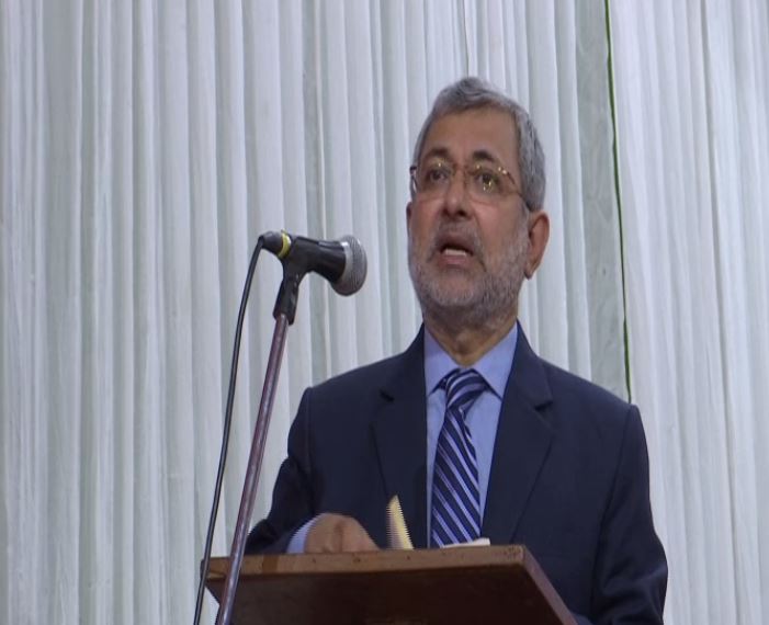 Former Supreme Court judge Justice (retd) Kurian Joseph speaking at an event in New Delhi on Friday. Photo/ANI