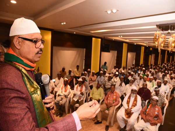 TG Venkatesh addressing the BJP's membership programme.