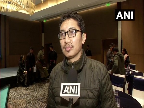 Ladakh MP Jamyang Tsering Namgyal speaking to ANI in New Delhi on Wednesday. Photo/ANI