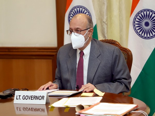 Delhi LG chaired 27th meeting of DDMA over rising concerns of new COVID-19 variant, Omicron (Photo/ Twitter: Delhi LG)
