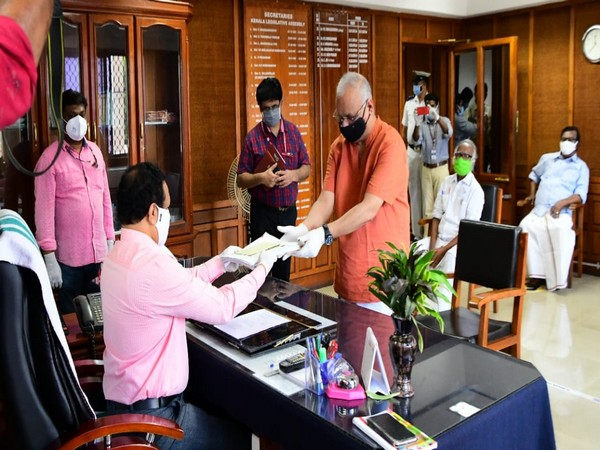 LJD state president MV Shreyams Kumar filed his nomination paper on Thursday to contest the Rajya Sabha poll from Kerala as Left Democratic Front (LDF) candidate.