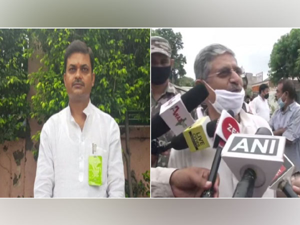 LJP spokesperson Sanjay Kumar Singh (Left) and Janata Dal-United's Rajiv Ranjan Singh. (Photo/ANI)