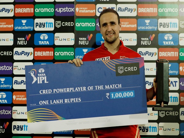 Liam Livingstone winning the 'Player of the Match' award (Image: IPL Twitter)