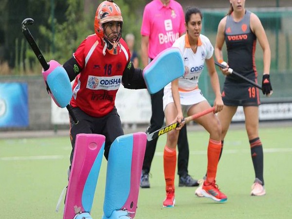 Goalkeeper Bichu Devi Kharibam (Photo/ Hockey India Twitter)